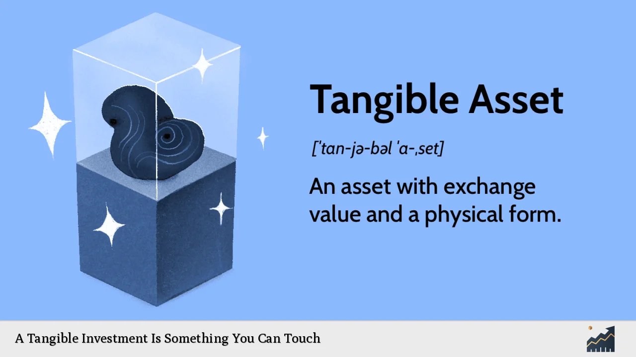 A Tangible Investment Is Something You Can Touch