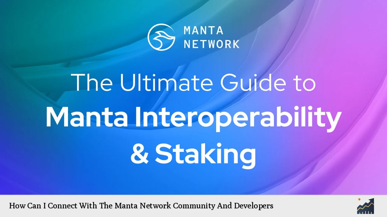 How Can I Connect With The Manta Network Community And Developers