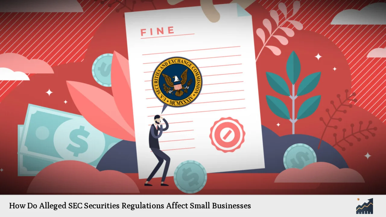 How Do Alleged SEC Securities Regulations Affect Small Businesses