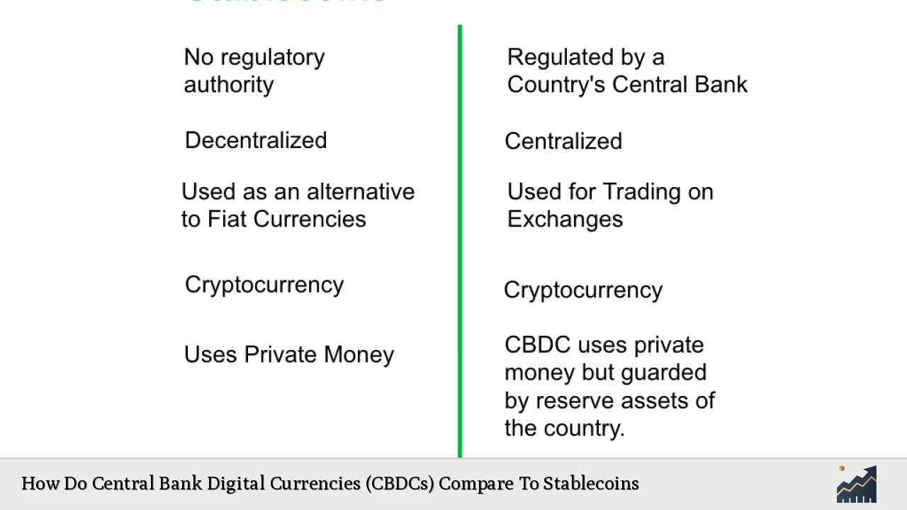 How Do Central Bank Digital Currencies (CBDCs) Compare To Stablecoins