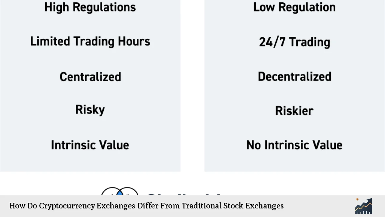 How Do Cryptocurrency Exchanges Differ From Traditional Stock Exchanges