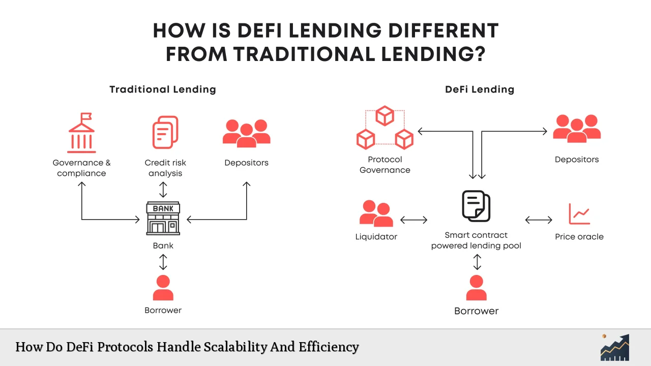 How Do DeFi Protocols Handle Scalability And Efficiency