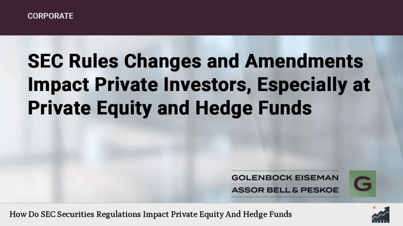 How Do SEC Securities Regulations Impact Private Equity And Hedge Funds