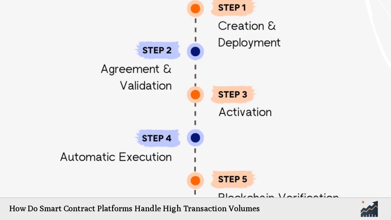 How Do Smart Contract Platforms Handle High Transaction Volumes