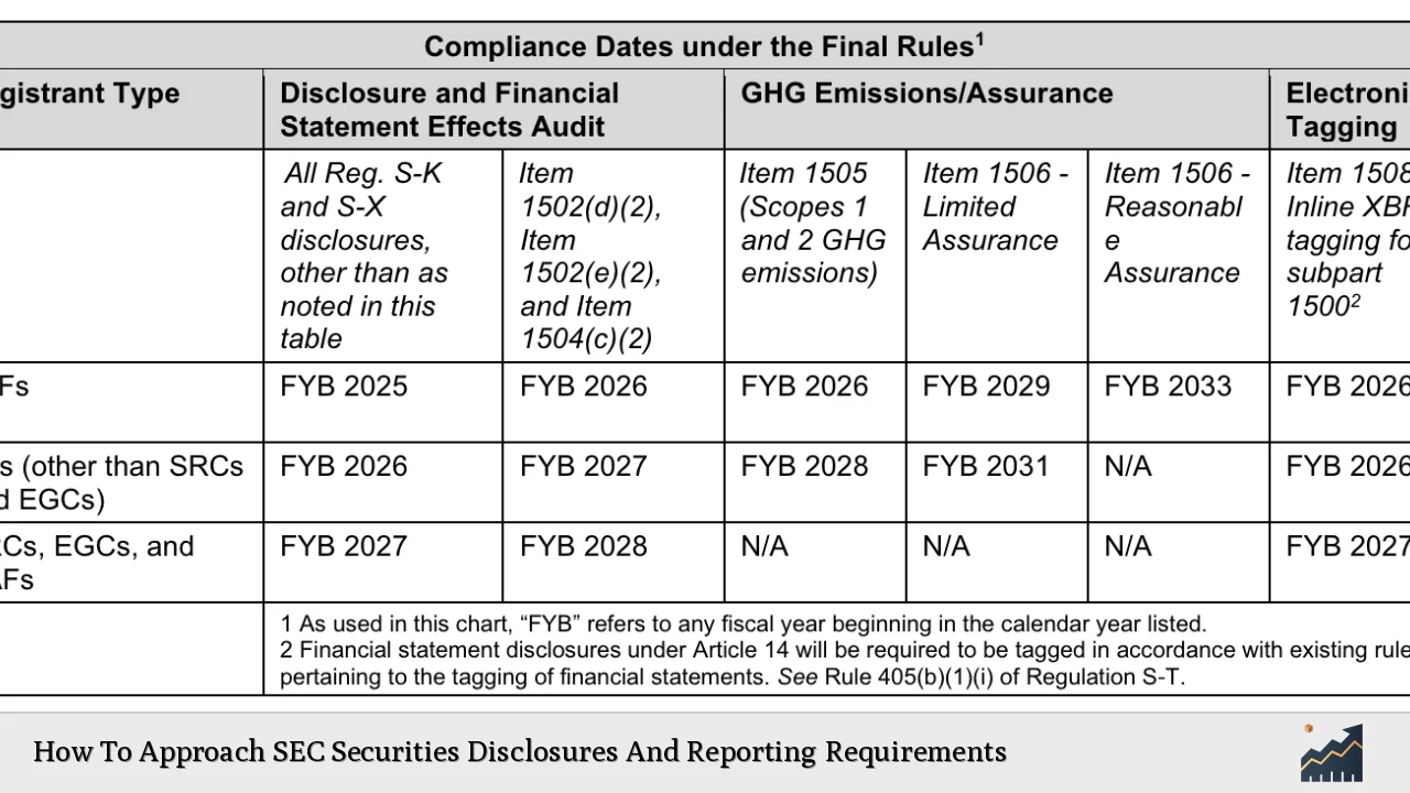 How To Approach SEC Securities Disclosures And Reporting Requirements