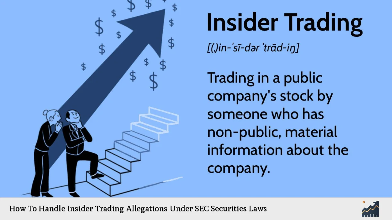 How To Handle Insider Trading Allegations Under SEC Securities Laws