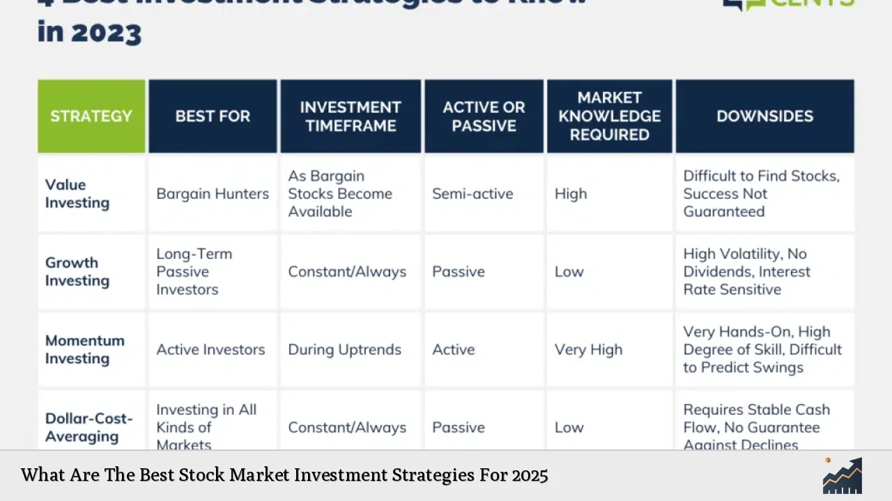 What Are The Best Stock Market Investment Strategies For 2025