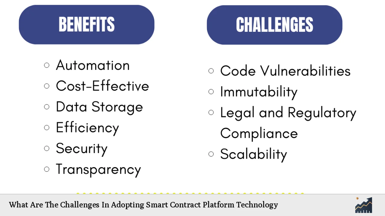 What Are The Challenges In Adopting Smart Contract Platform Technology