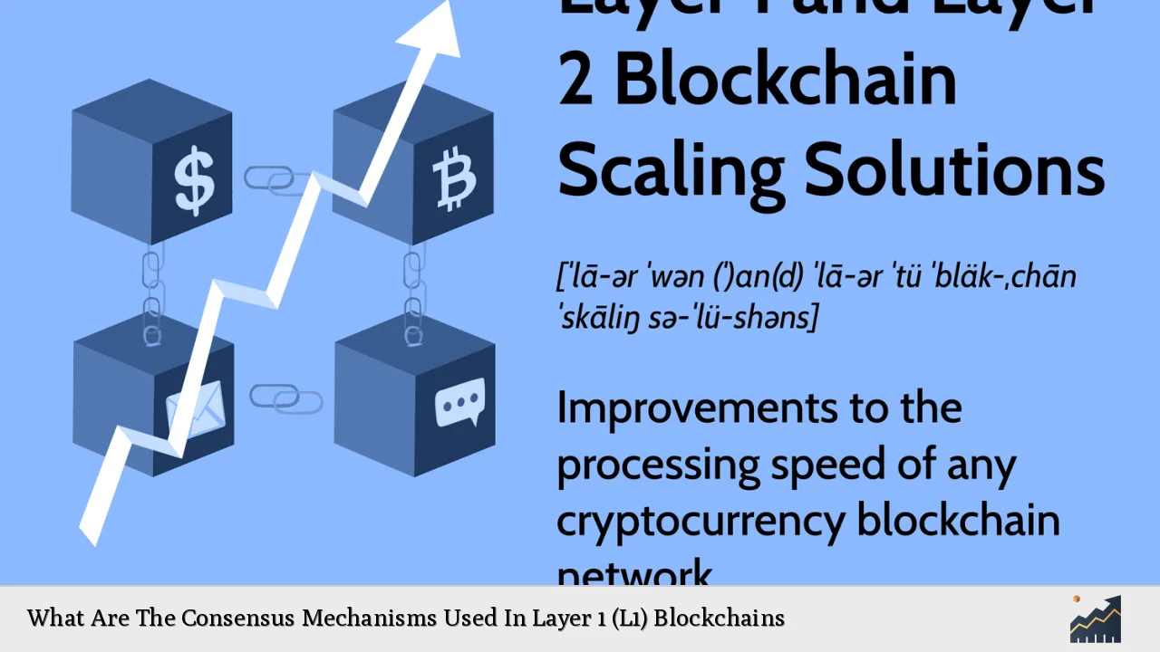 What Are The Consensus Mechanisms Used In Layer 1 (L1) Blockchains