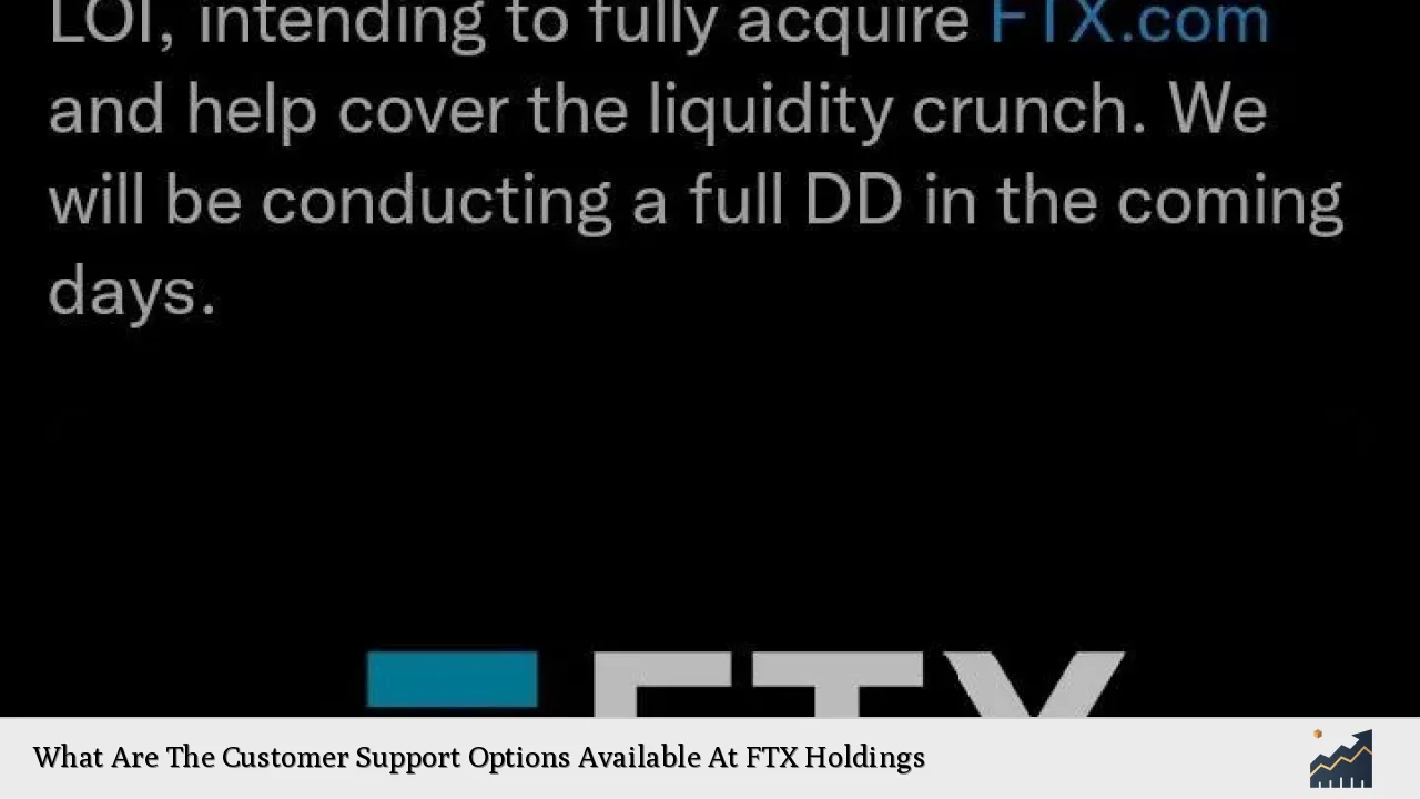 What Are The Customer Support Options Available At FTX Holdings