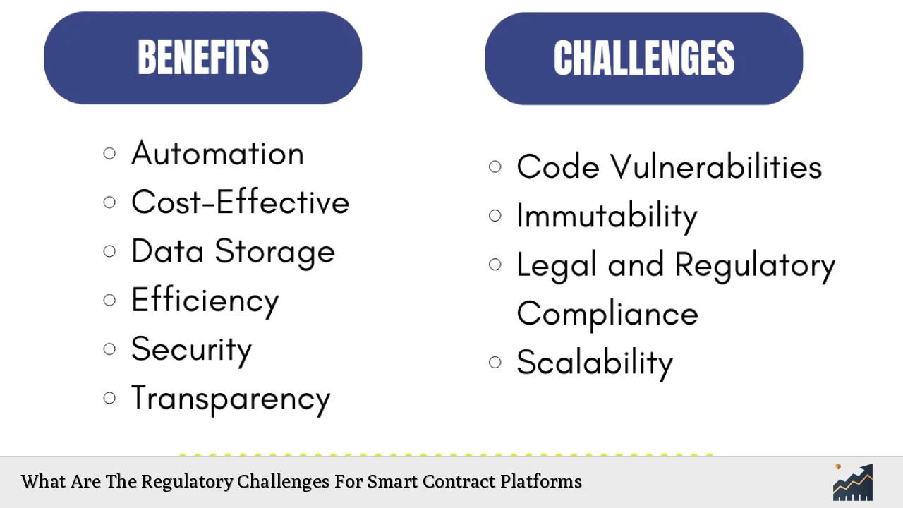 What Are The Regulatory Challenges For Smart Contract Platforms