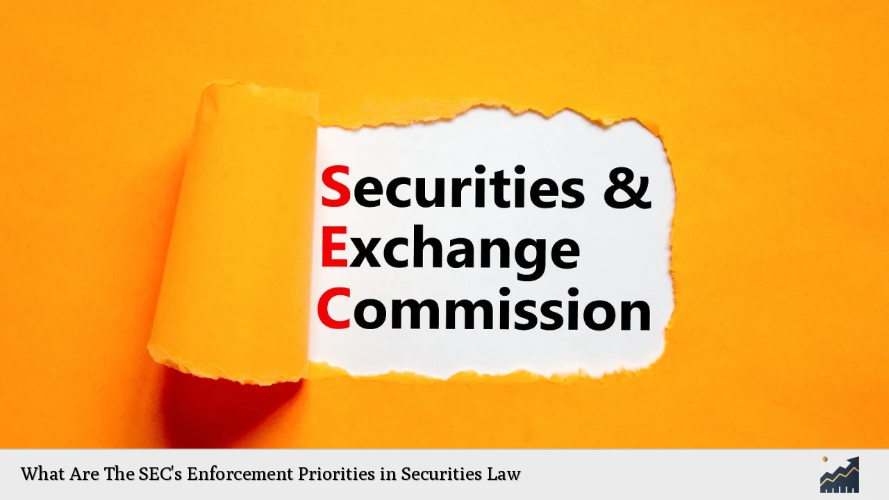 What Are The SEC's Enforcement Priorities in Securities Law