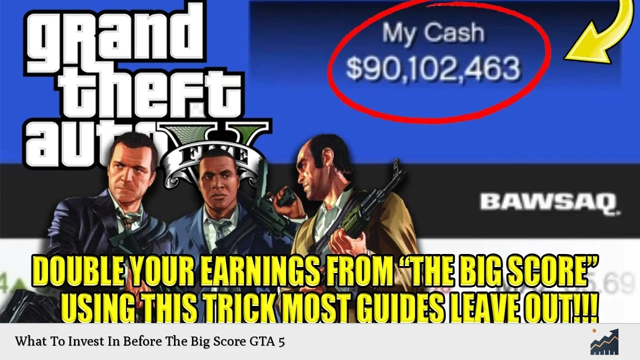 What To Invest In Before The Big Score GTA 5