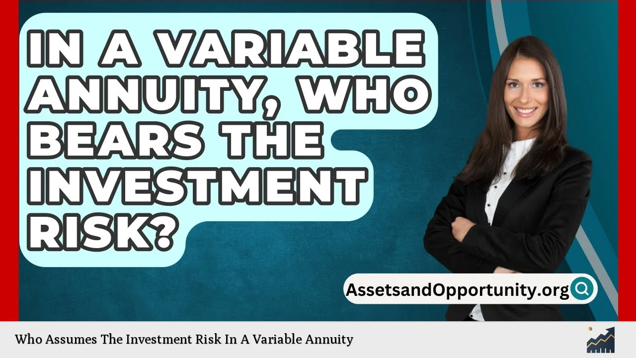 Who Assumes The Investment Risk In A Variable Annuity