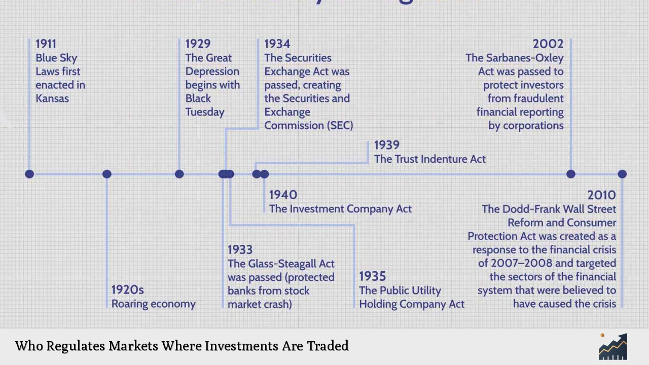 Who Regulates Markets Where Investments Are Traded