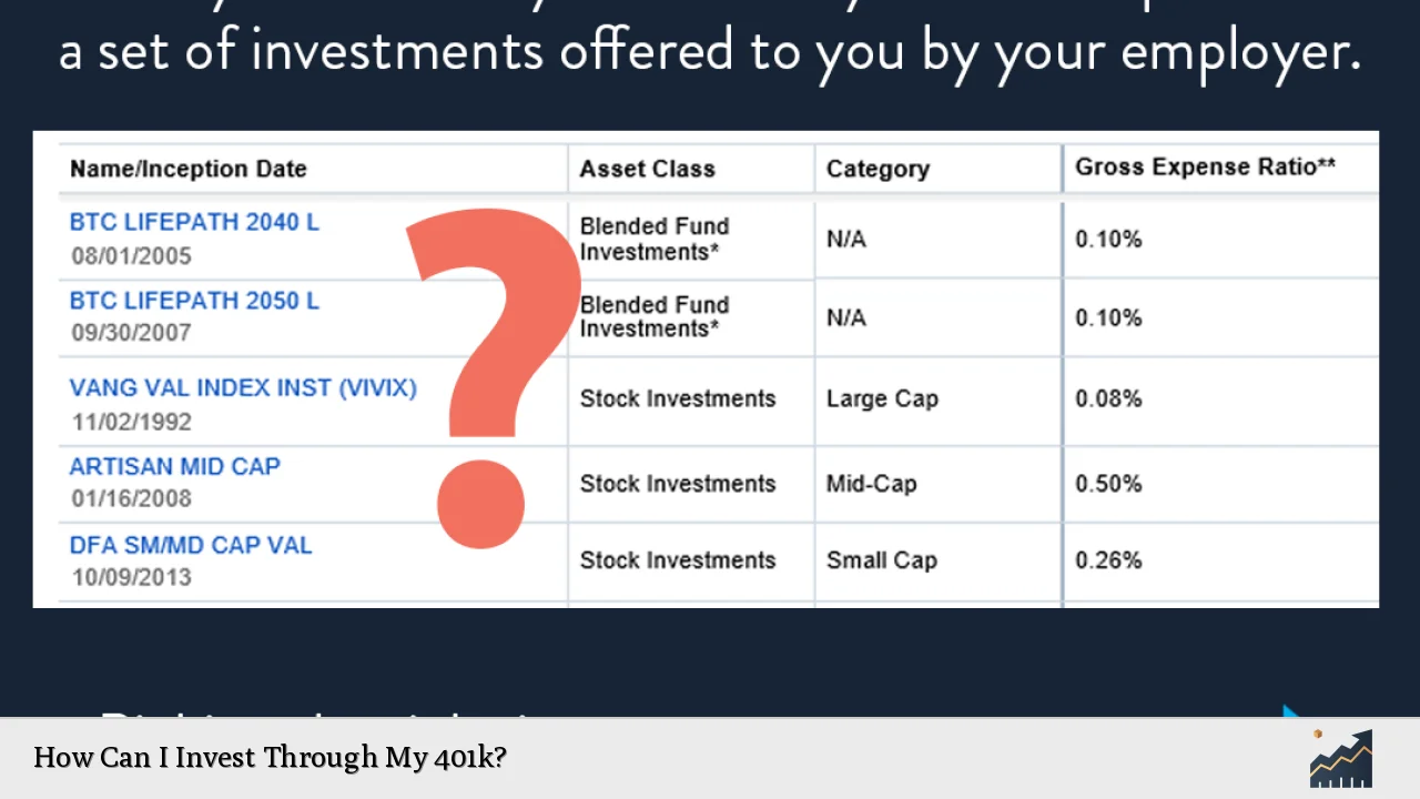 How Can I Invest Through My 401k?