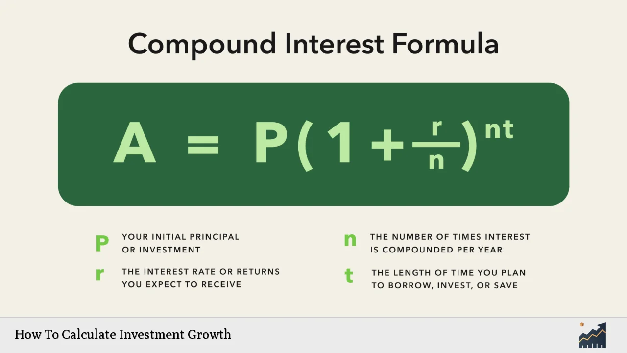 How To Calculate Investment Growth