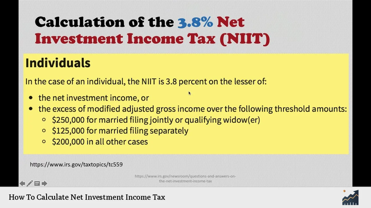 How To Calculate Net Investment Income Tax