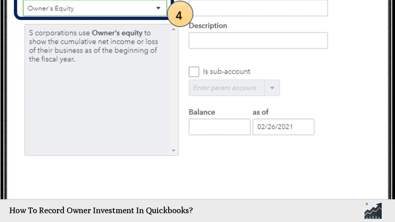 How To Record Owner Investment In Quickbooks?
