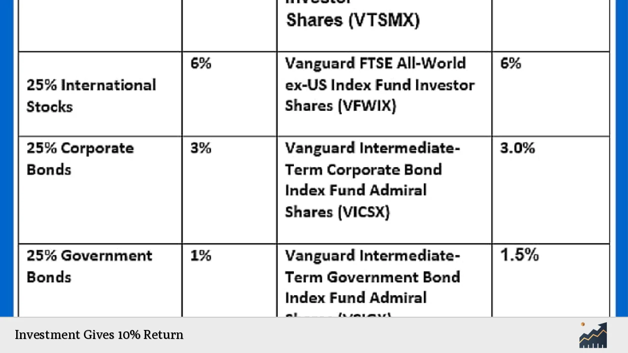 Investment Gives 10% Return