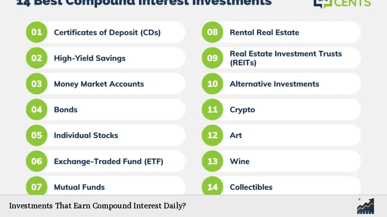 Investments That Earn Compound Interest Daily?