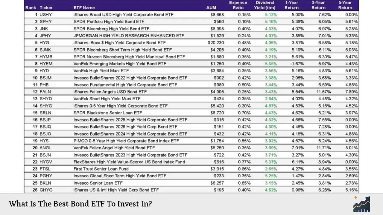 What Is The Best Bond ETF To Invest In?