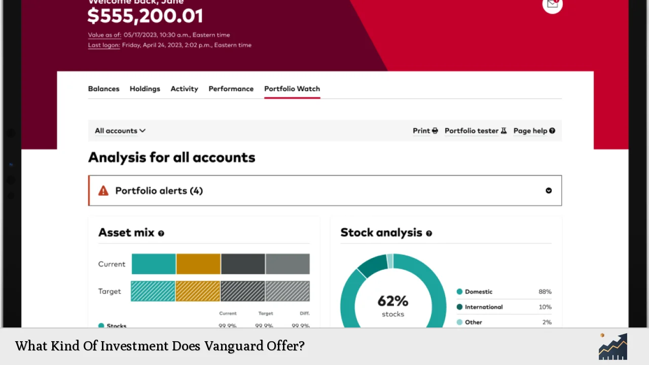What Kind Of Investment Does Vanguard Offer?