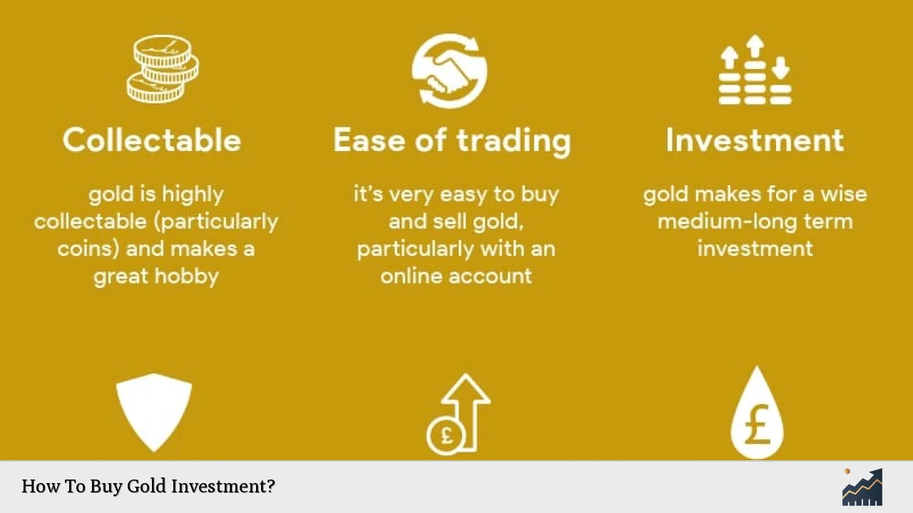 How To Buy Gold Investment?