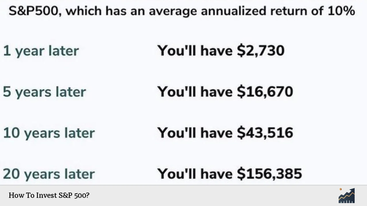 How To Invest S&P 500?