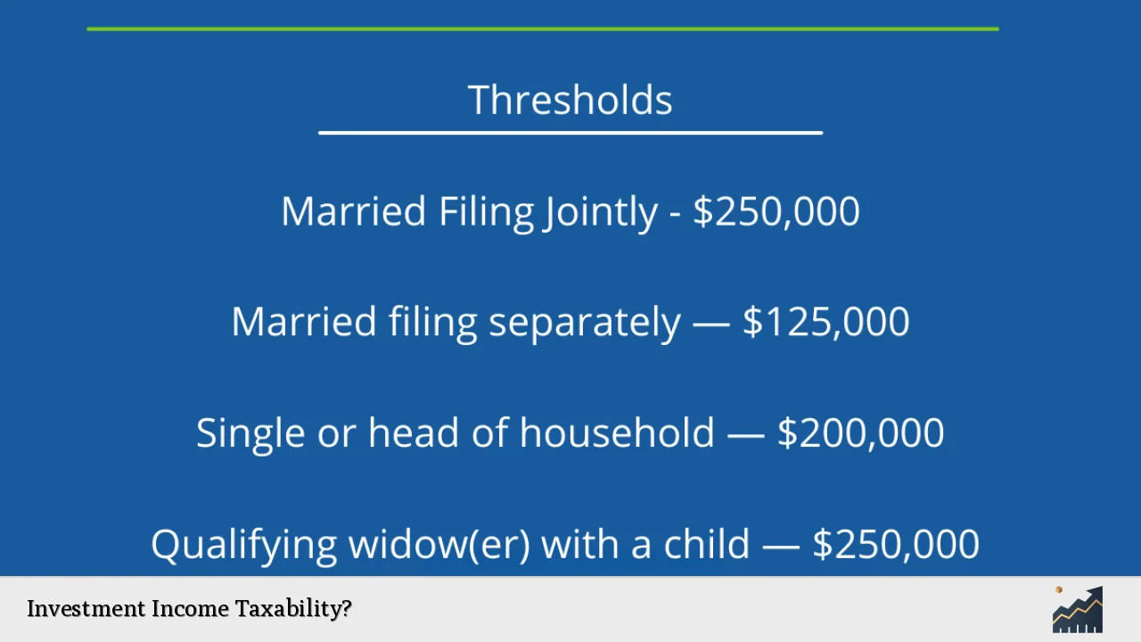 Investment Income Taxability?