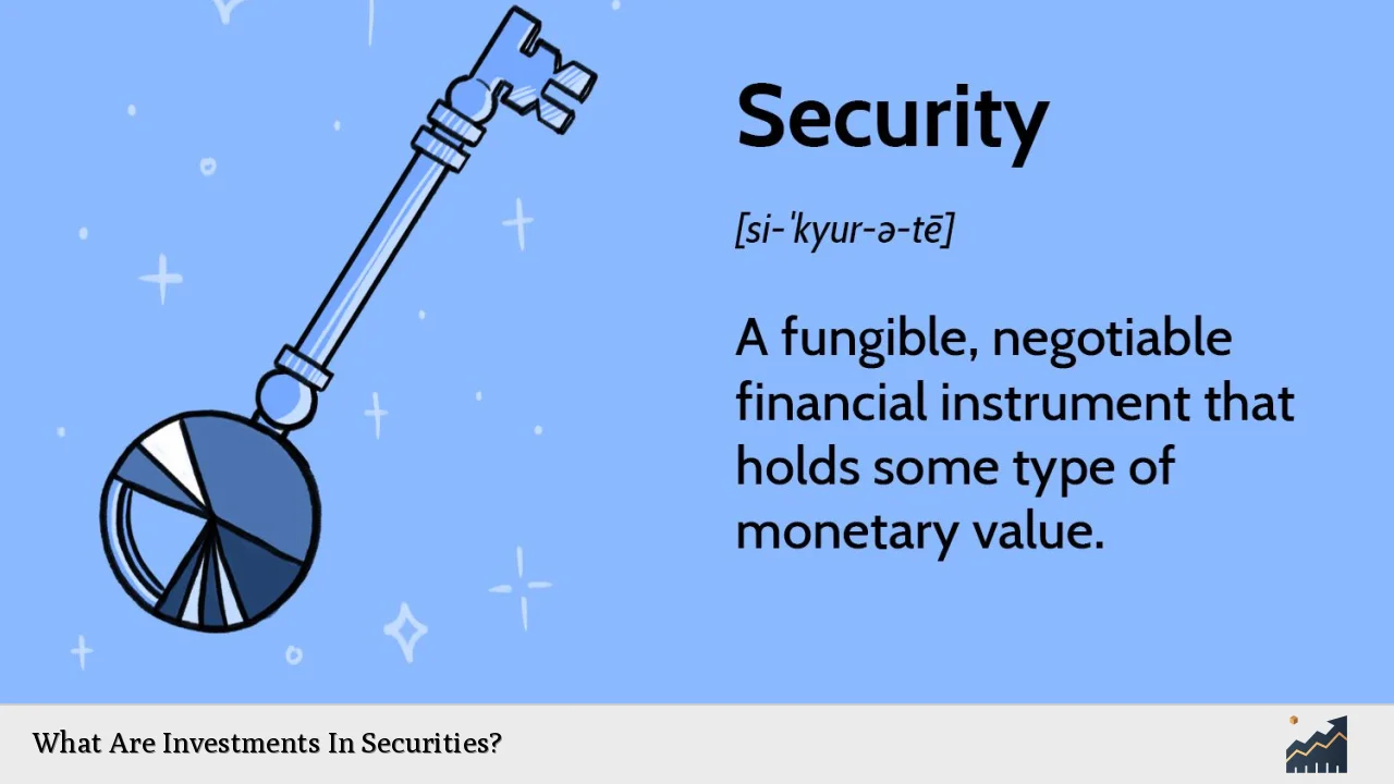 What Are Investments In Securities?