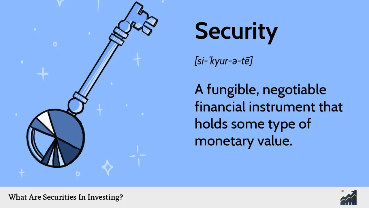 What Are Securities In Investing?